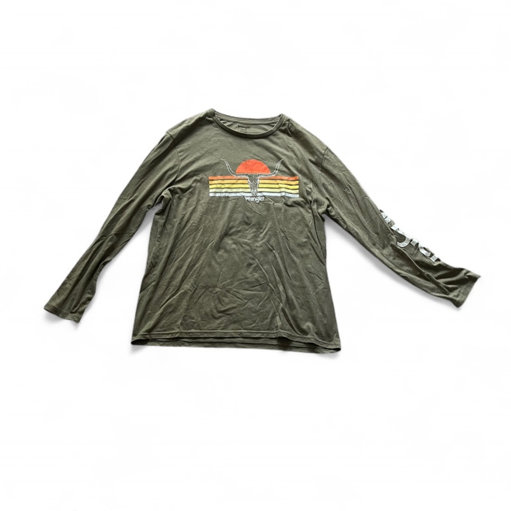 Wrangler Olive Long Sleeve Shirt